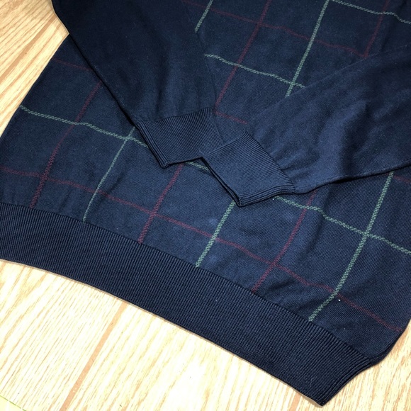 Men’s NWT Alan Flusser V-Neck Long Sleeve Sweater - Picture 4 of 8